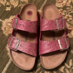 New Birkenstock Arizona BS DARK FUCHSIA Regular Fit Sandal Size 8/39